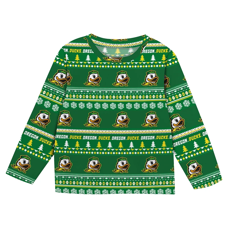 Ensemble pyjama vert Oregon Ducks pour tout-petits Outerstuff