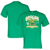 T-shirt unisexe bleu 84 vert Oregon Ducks, éliminatoires de football universitaire 2026, Orange Bowl