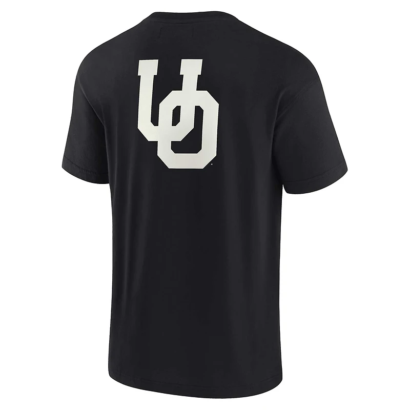 T-shirt unisexe à manches courtes super doux Fanatics Black Oregon Ducks Elements