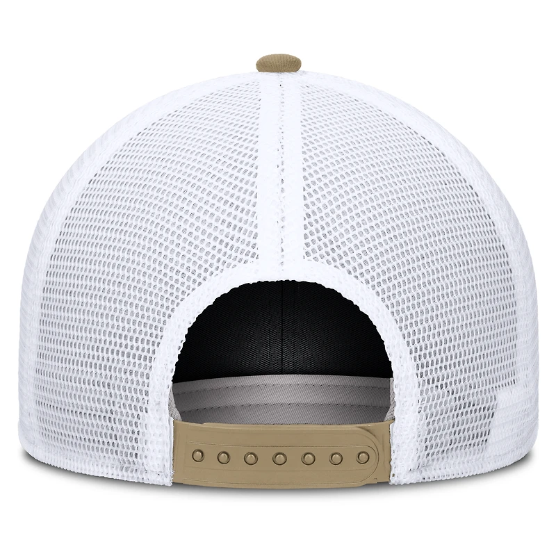 Casquette trucker unisexe Nike verte et blanche Oregon Ducks Primetime Arched, ajustable