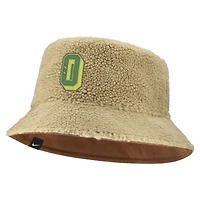 Bob réversible unisexe Nike beige/marron clair Oregon Ducks Campus Prep Script