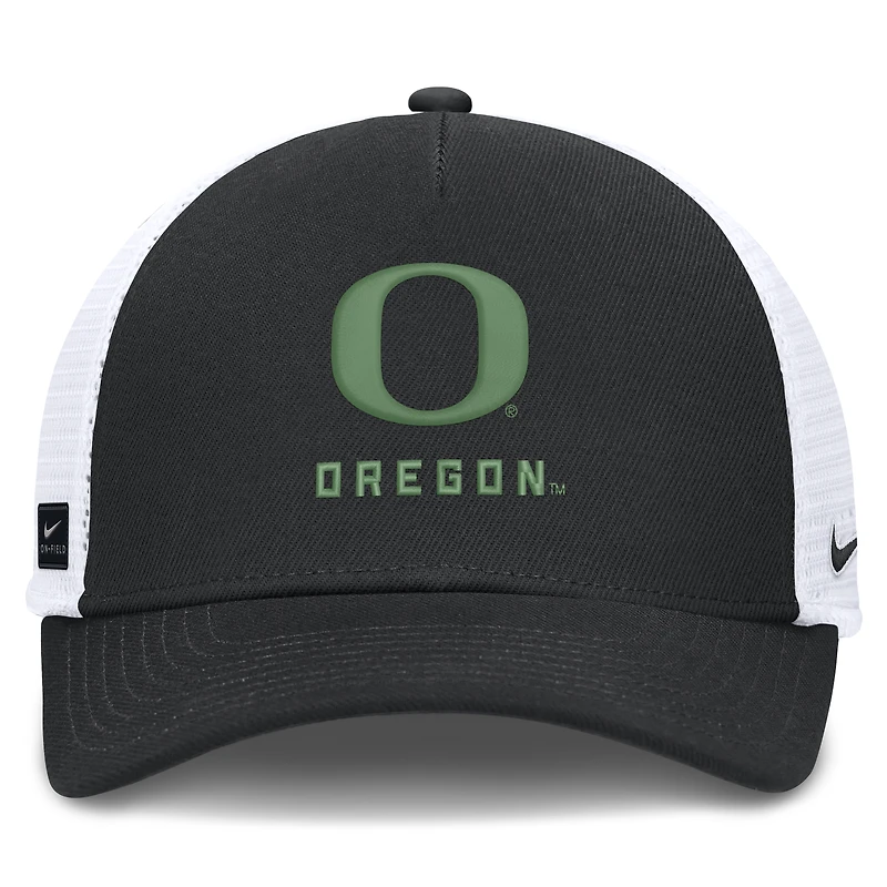 Casquette trucker unisexe Nike noire Oregon Ducks 2026 On-Field Gameday