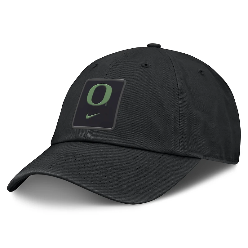 Casquette unisexe Nike noire Oregon Ducks 2026 Sideline Club ajustable