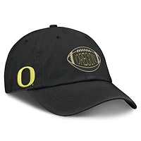 Casquette unisexe Nike noire Oregon Ducks Campus Prep Football Club, ajustable