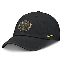 Casquette unisexe Nike noire Oregon Ducks Campus Prep Football Club, ajustable