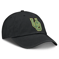 Casquette unisexe Nike noire Oregon Ducks Legacy Letter Club ajustable