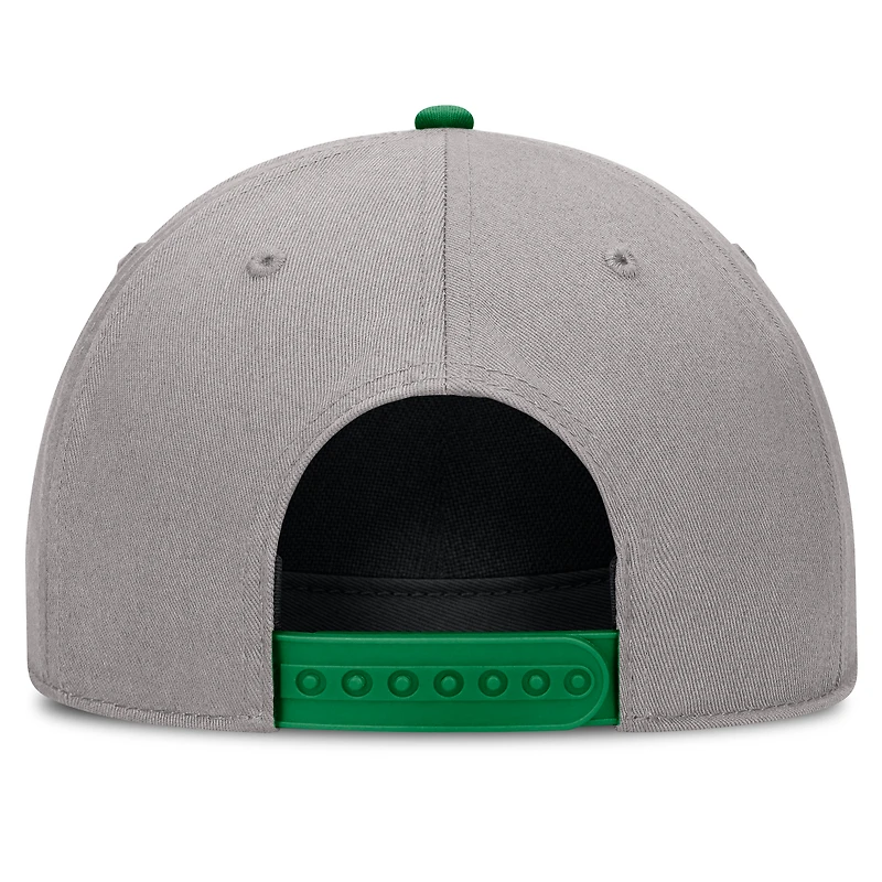 Casquette unisexe Nike grise Oregon Ducks Primetime Rise Rope ajustable