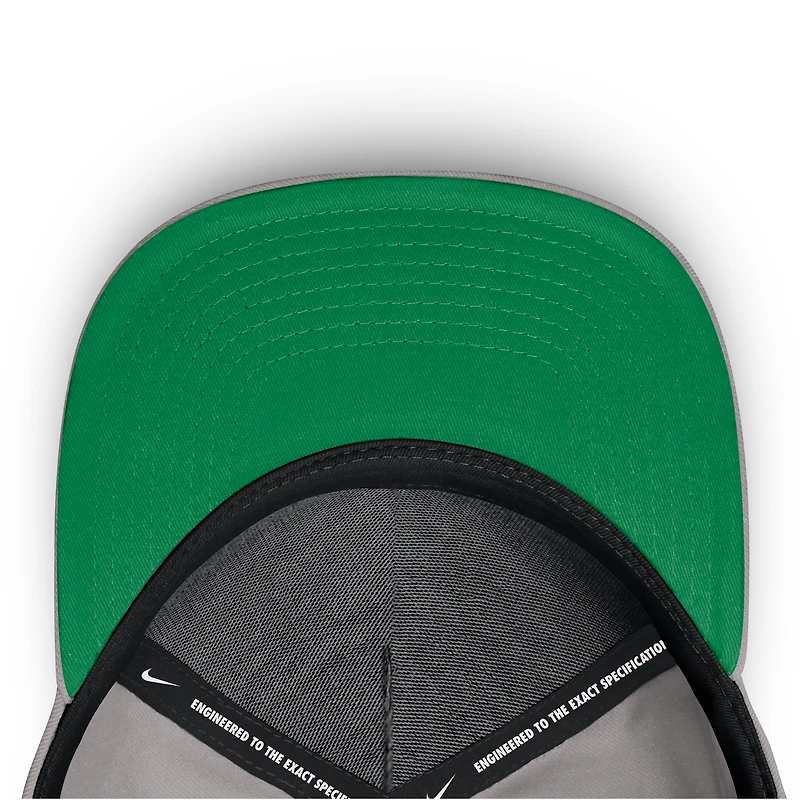 Casquette unisexe Nike grise Oregon Ducks Primetime Rise Rope ajustable
