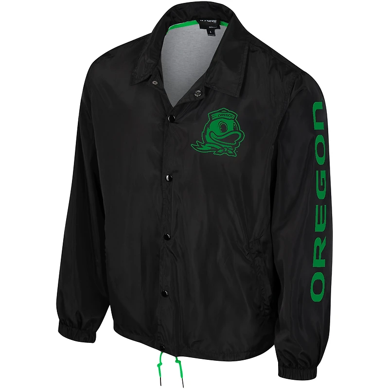 Veste unisexe The Wild Collective noire des entraîneurs Ducks de l'Oregon