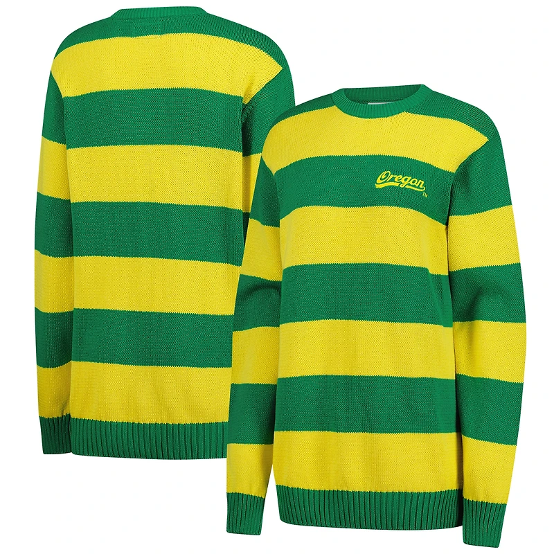 Unisex Uscape Apparel Green Oregon Ducks Renew Knit Stadium Sweater