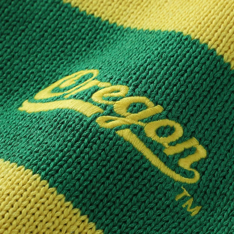 Pull unisexe en tricot vert Oregon Ducks Renew Stadium de Uscape Apparel