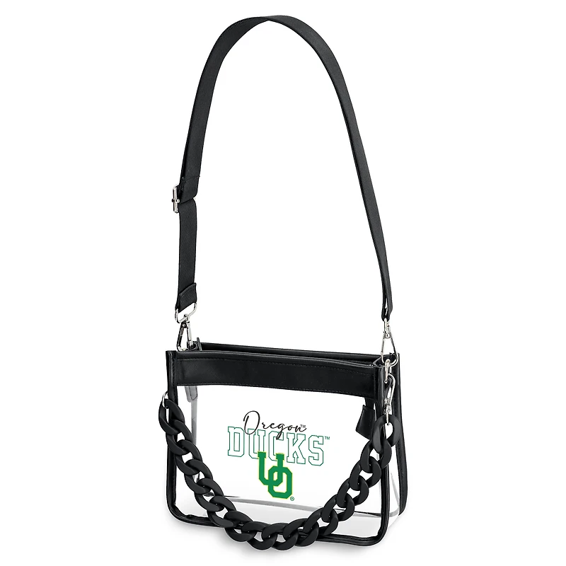 WEAR by Erin Andrews  Oregon Ducks Plastic Chain Mini Crossbody Bag