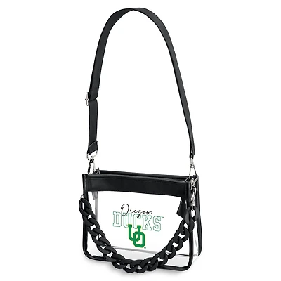 WEAR by Erin Andrews Oregon Ducks Plastic Chain Mini Crossbody Bag