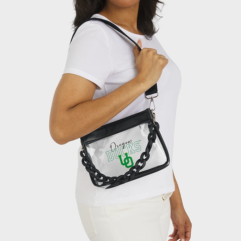 WEAR by Erin Andrews Oregon Ducks Plastic Chain Mini Crossbody