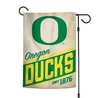 WinCraft Oregon Ducks 12" x 18" Throwback Logo Double-Sided Garden Flag