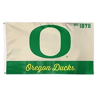 WinCraft Oregon Ducks Drapeau de luxe rétro simple face 3 pi x 5 pi