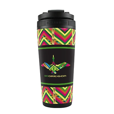 WinCraft Oregon Ducks Be Oregon 26oz. 4D Ice Shaker Bottle