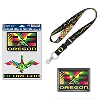 Pack de trois pièces pour supporters des Oregon Ducks de WinCraft