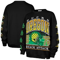 Sweat-shirt oversize noir Oregon Ducks « 47 » pour femme