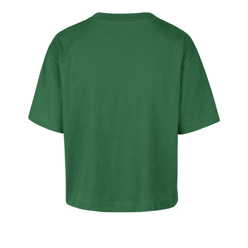 Women's '47 Kelly Green Oregon Ducks Outreach City Relaxed Cropped T-Shirt