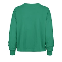 T-shirt à manches longues pour femmes '47 Kelly Green Oregon Ducks Stacked Sydney