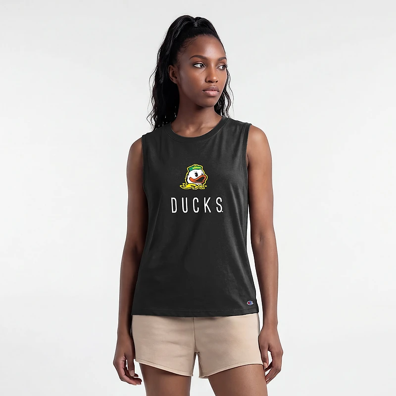 Débardeur noir Champion Oregon Ducks Lifestyle pour femme