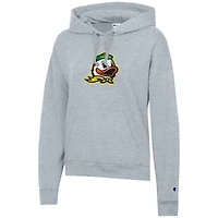 Women's Champion Gray Oregon Ducks Powerblend Fleece Hoodie