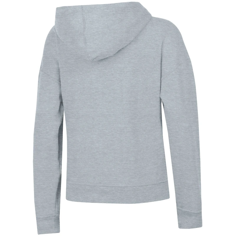 Sweat à capuche en polaire Powerblend Champion Gray Oregon Ducks pour femme