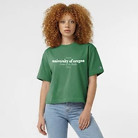 Women's Champion Green Oregon Ducks Home Wordmark T-Shirt