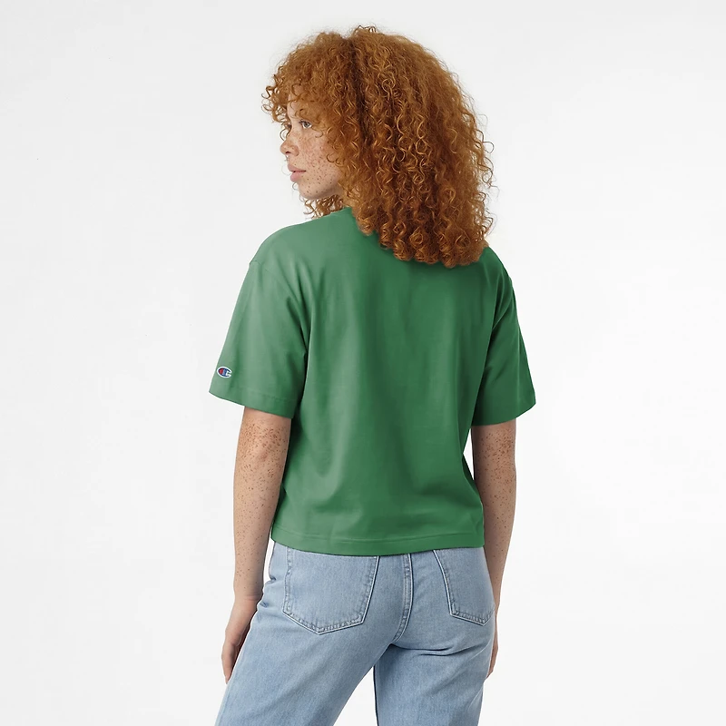 T-shirt à logo vert Champion Oregon Ducks pour femmes
