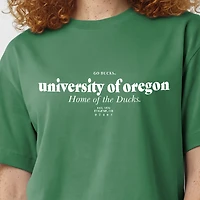 Women's Champion Green Oregon Ducks Home Wordmark T-Shirt