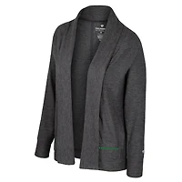 Women's Colosseum  Charcoal Oregon Ducks Dash Cardigan