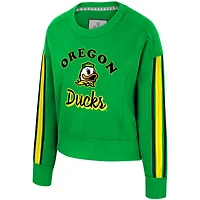 Sweat-shirt Honeymoon vert Colosseum pour femme des Oregon Ducks