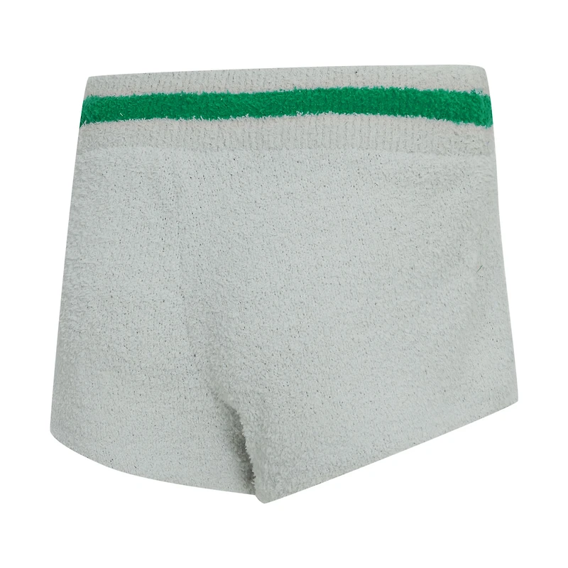 Ensemble sweat à capuche et short manches longues Whitley gris/vert pour femme Concepts Sport des Oregon Ducks