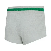 Ensemble sweat à capuche et short manches longues Whitley gris/vert pour femme Concepts Sport des Oregon Ducks