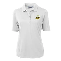 Polo blanc piqué recyclé pour femme, Cutter & Buck, Oregon Ducks, Virtue Eco