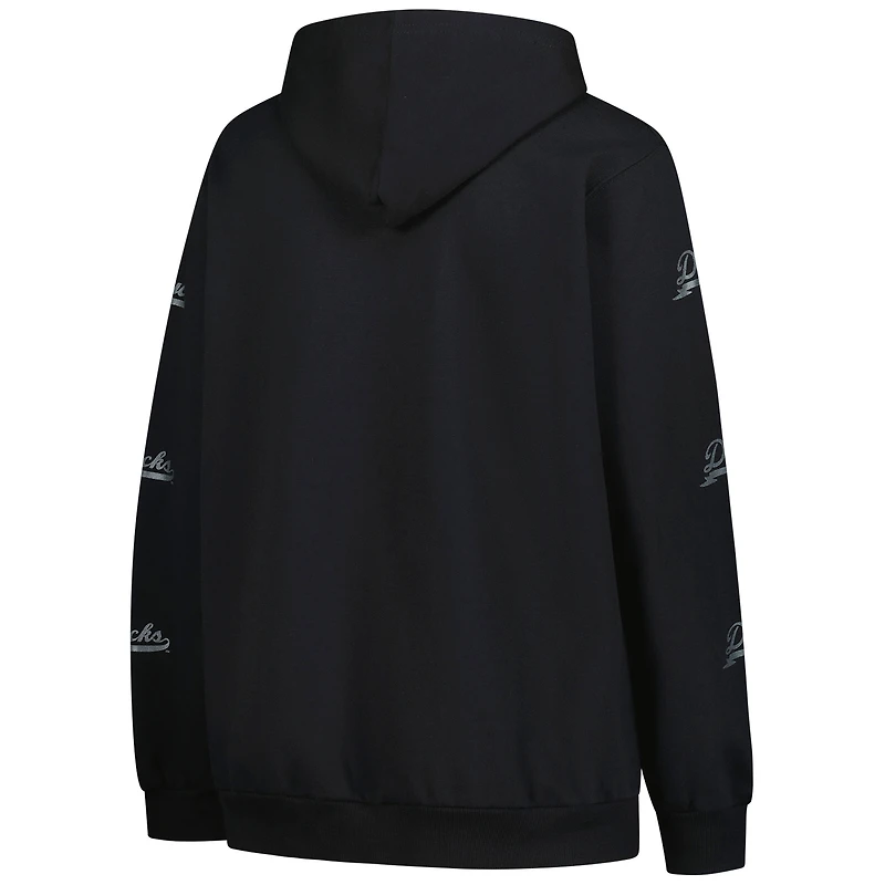 Women's Fanatics Black Oregon Ducks Plus Sleeve Hit Pullover Hoodie