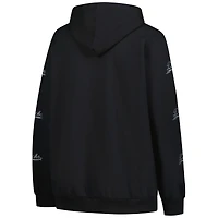 Women's Fanatics Black Oregon Ducks Plus Sleeve Hit Pullover Hoodie