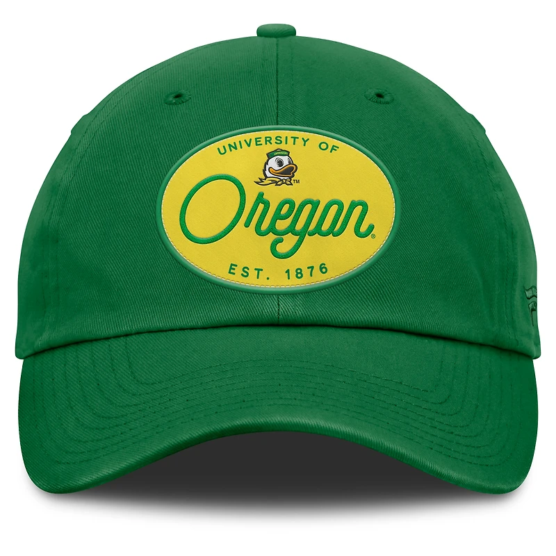 Casquette ajustable Candid verte Fanatics pour femmes des Ducks de l'Oregon