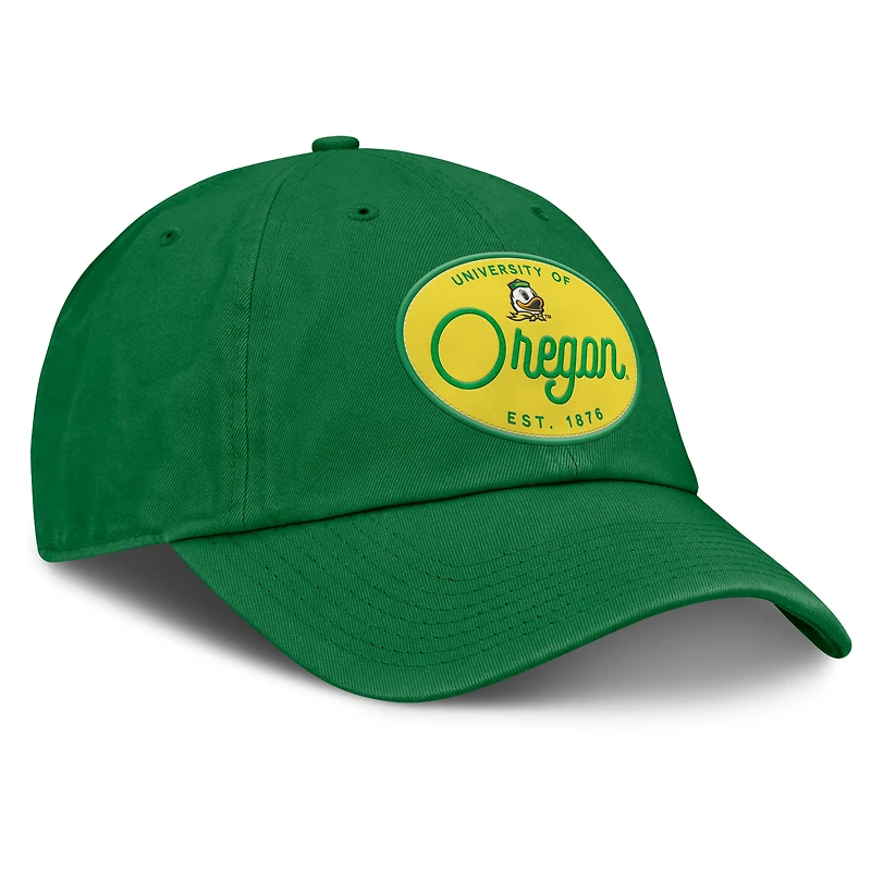 Casquette ajustable Candid verte Fanatics pour femmes des Ducks de l'Oregon