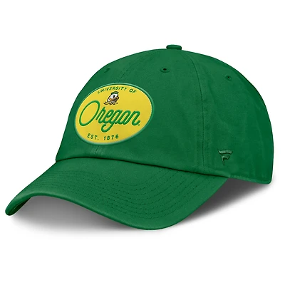 Casquette ajustable Candid verte Fanatics pour femmes des Ducks de l'Oregon