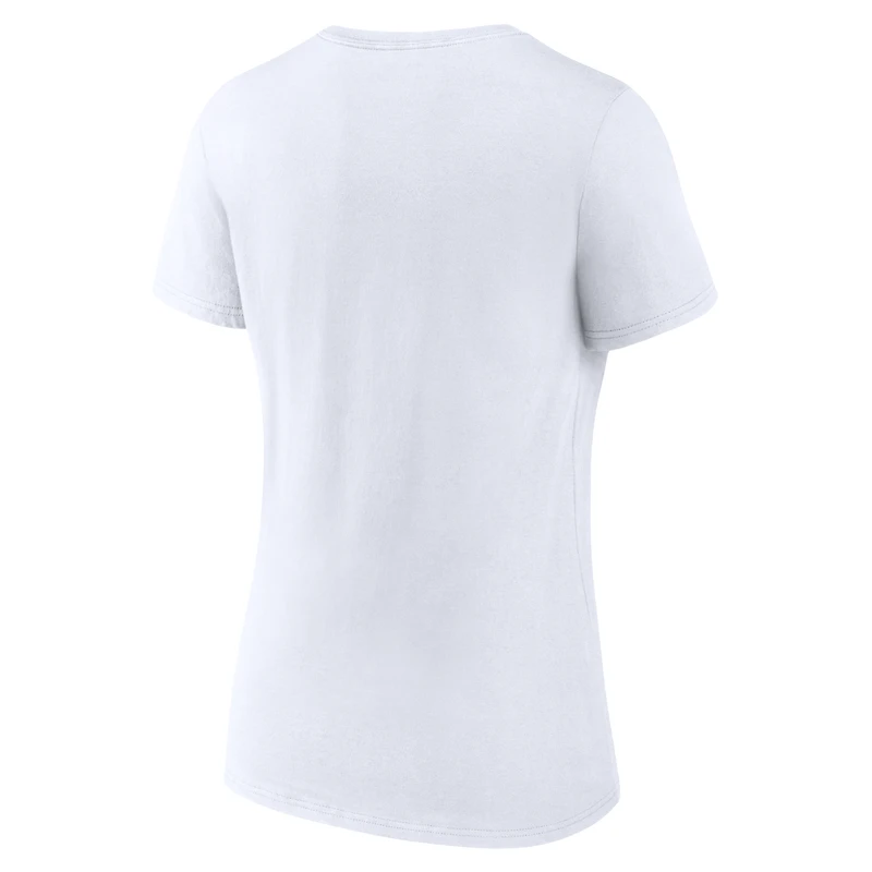 Women's Fanatics White Oregon Ducks Fundamentals School Fashion T-Shirt