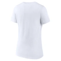 Women's Fanatics White Oregon Ducks Fundamentals School Fashion T-Shirt