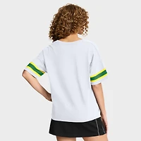 T-shirt blanc Fanatics pour femme avec inscription « Hometown » des Oregon Ducks