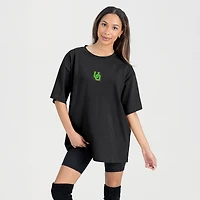 Women's Gameday Couture Black Oregon Ducks Oversized Back at Ya T-Shirt