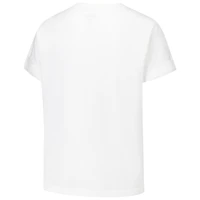 Women's League Collegiate Wear White Oregon Ducks Slub Rolled Cuff T-Shirt