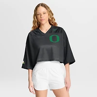 Maillot court Nike noir Oregon Ducks en maille Dri-FIT pour femme