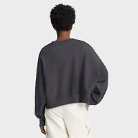 Women's Nike Charcoal Oregon Ducks Shoe Duck Sweatshirt