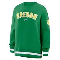 Sweat-shirt Nike vert surdimensionné Legacy Phoenix pour femme des Oregon Ducks