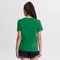 Women's Nike Green Oregon Ducks Script Mantra Logo T-Shirt